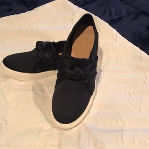 Satin sneakers- never worn. I needed a size 7.